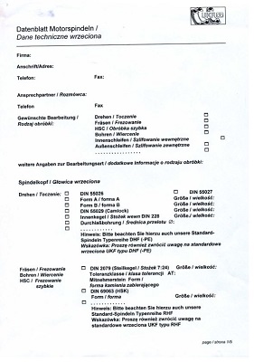 UKF Spindle selection formula